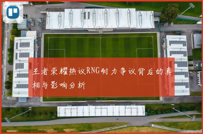 王者荣耀热议RNG耐力争议背后的真相与影响分析