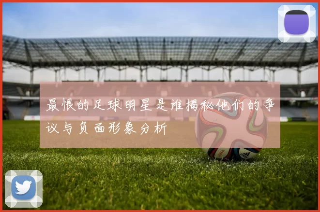 最恨的足球明星是谁揭秘他们的争议与负面形象分析