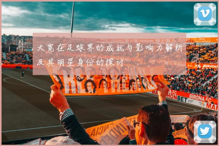 大宽在足球界的成就与影响力解析及其明星身份的探讨